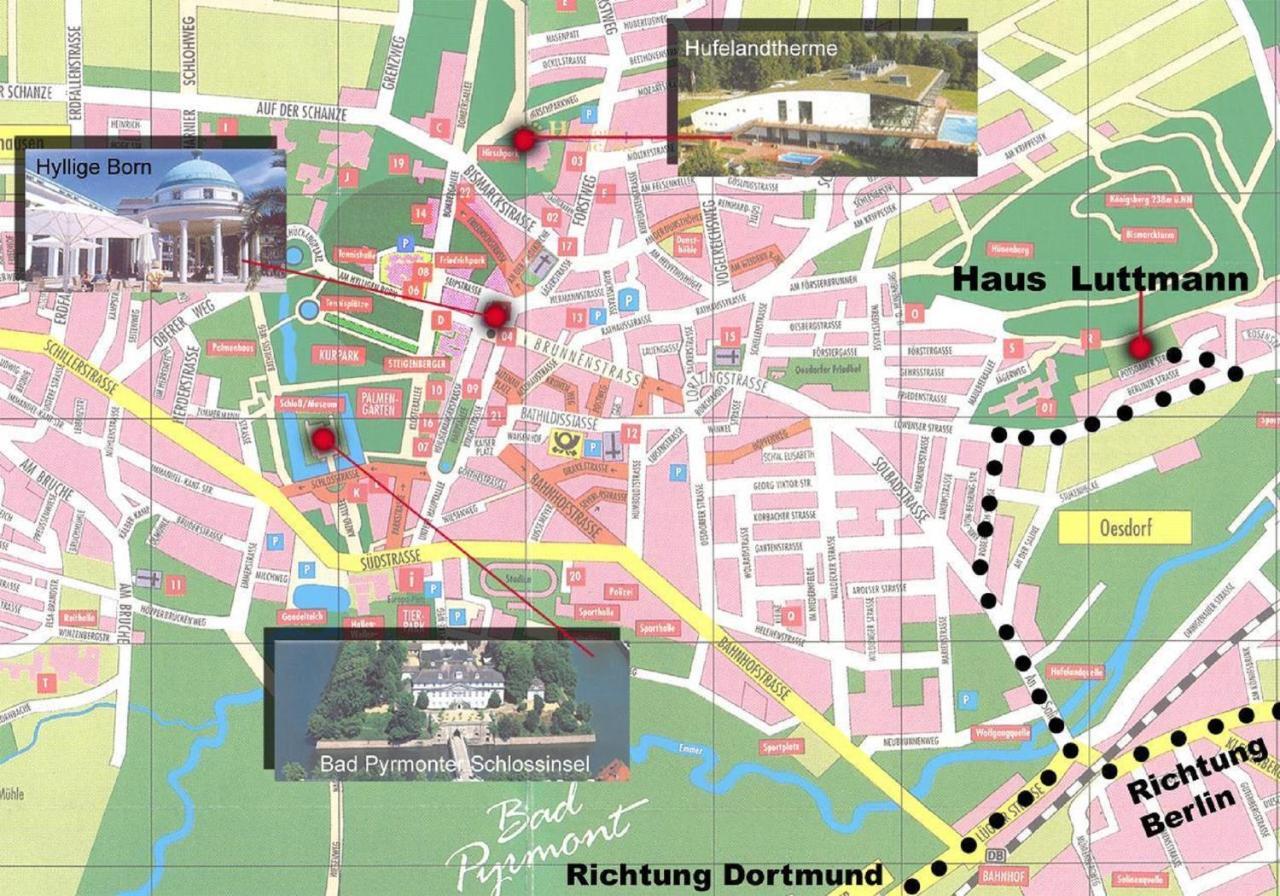Ferienwohnungen Luttmann Ausblick Pur Bad Pyrmont Eksteriør billede